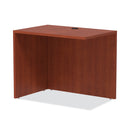 Alera Valencia Series Reversible Return/Bridge Shell, 35w x 23.63d x 29.5h, Medium Cherry