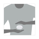 Dart Plastic Lids, Fits 12 oz to 24 oz Foam Cups, Vented, Translucent, 100/Pack, 10 Packs/Carton