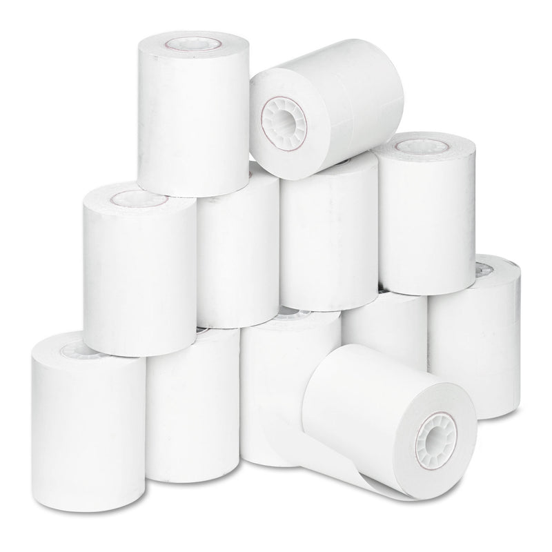 Iconex Direct Thermal Printing Thermal Paper Rolls, 2.25" x 80 ft, White, 12/Pack