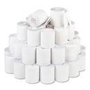 Iconex Impact Printing Carbonless Paper Rolls, 3" x 90 ft, White/White, 50/Carton