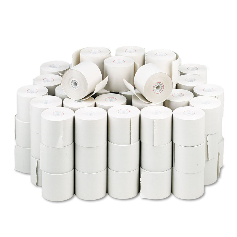 Iconex Impact Bond Paper Rolls, 2.25" x 150 ft, White, 100/Carton