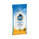 Pledge Multi-Surface Cleaner Wet Wipes, Cloth, 7 x 10, Fresh Citrus, 25 Wipes
