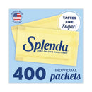 Splenda No Calorie Sweetener Packets, 0.035 oz Packets, 400/Box, 6 Boxes/Carton