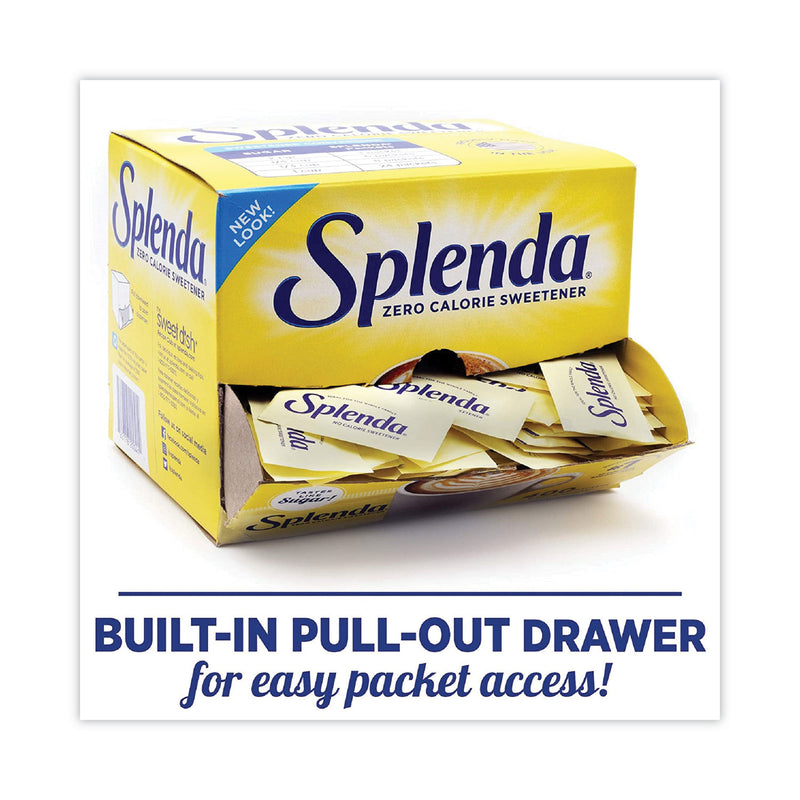 Splenda No Calorie Sweetener Packets, 0.035 oz Packets, 400/Box, 6 Boxes/Carton