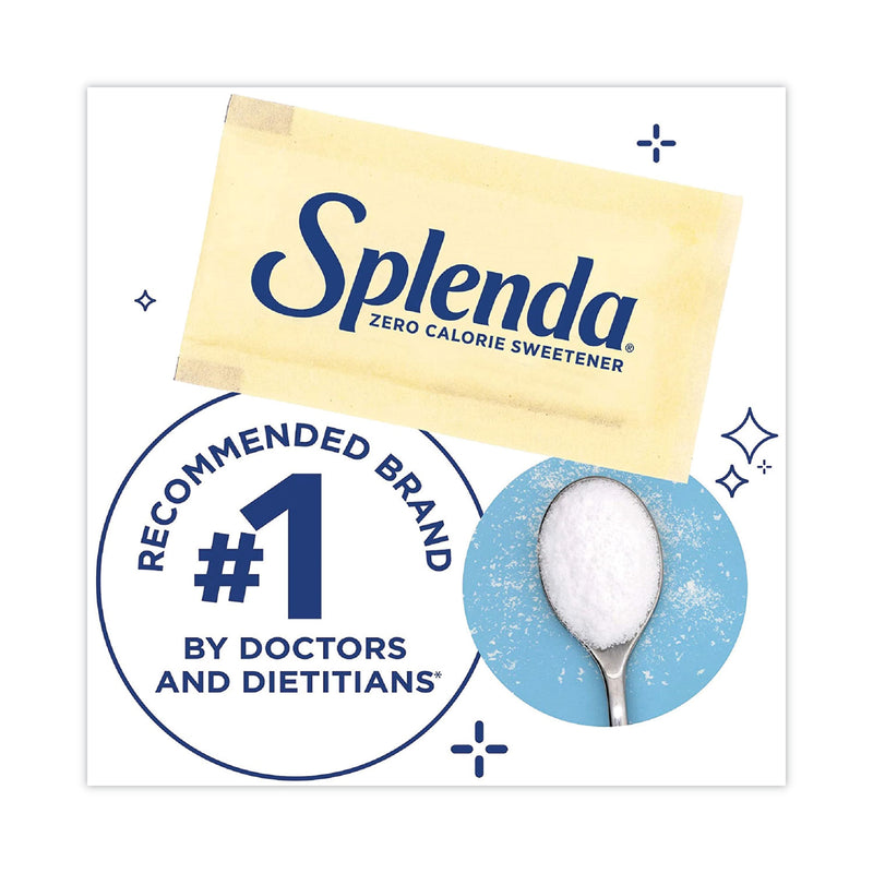 Splenda No Calorie Sweetener Packets, 0.035 oz Packets, 400/Box, 6 Boxes/Carton