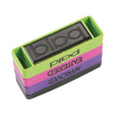 Trodat Interlocking Stack Stamp, APPROVED, ENTERED, PAID, 1.81" x 0.63", Assorted Fluorescent Ink