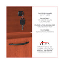 Alera Valencia Series Lateral File, 2 Legal/Letter-Size File Drawers, Medium Cherry, 34" x 22.75" x 29.5"