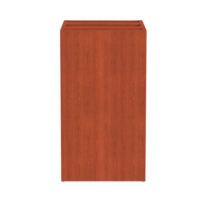 Alera Valencia Series Full Pedestal File, Left/Right, 3-Drawers: Box/Box/File, Legal/Letter, Cherry, 15.63" x 20.5" x 28.5"