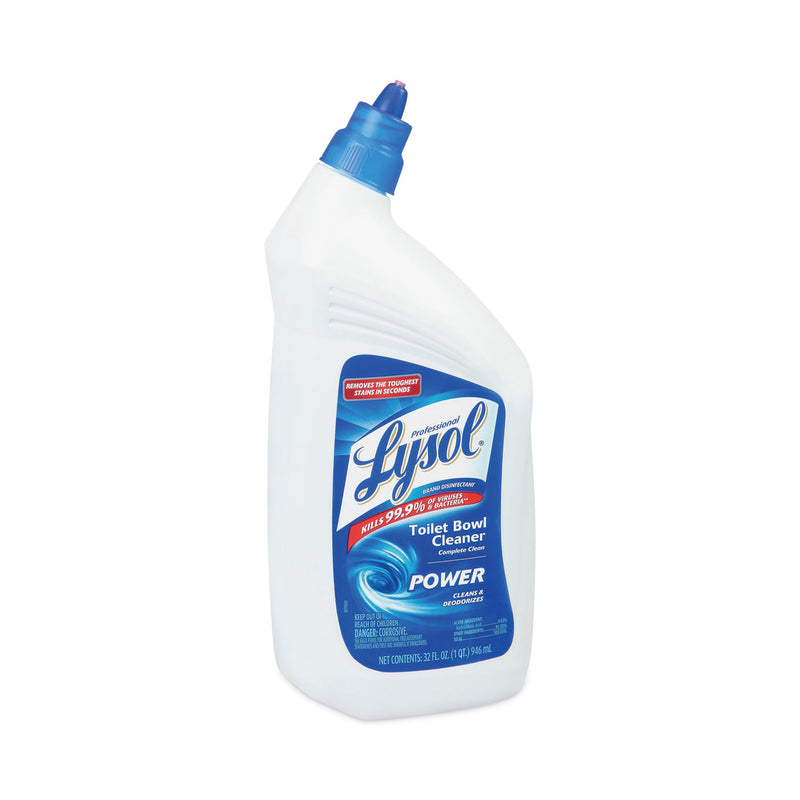 Professional LYSOL Disinfectant Toilet Bowl Cleaner, 32oz Bottle, 12/Carton