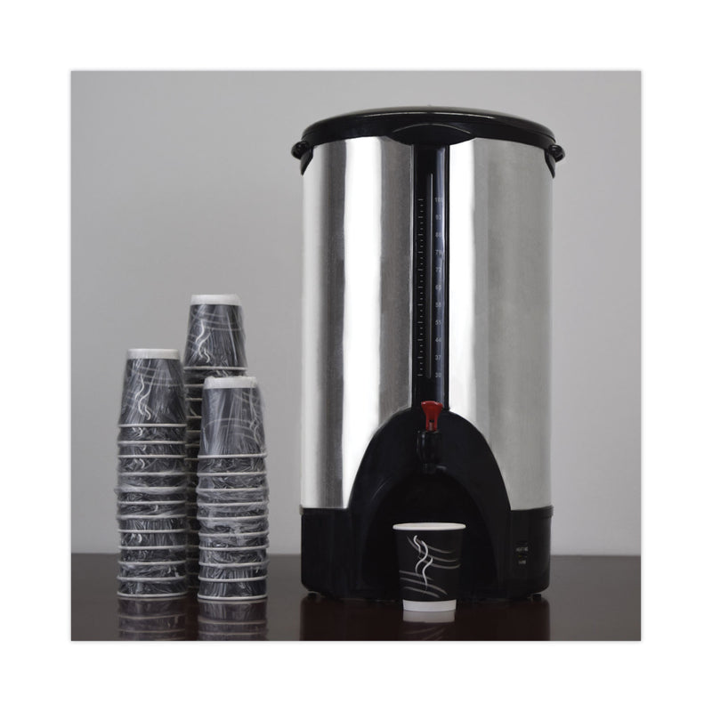 Coffee Pro 100-Cup Percolating Urn, Stainless Steel