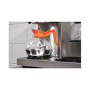 Coffee Pro Unbreakable Decaffeinated Coffee Decanter, 12-Cup, Stainless Steel/Polycarbonate, Orange Handle