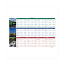 House of Doolittle Earthscapes Recycled Reversible/Erasable Yearly Wall Calendar, Nature Photos, 32 x 48, White Sheets, 12-Month (Jan-Dec): 2023