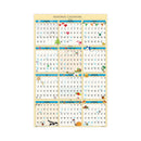 House of Doolittle Recycled Seasonal Laminated Wall Calendar, Earthscapes Illustrated Seasons Artwork, 24 x 37, 12-Month (Jan to Dec): 2023