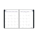 Blueline Academic Monthly Planner, 11 x 8.5, Black Cover, 14-Month (July to Aug): 2022 to 2023