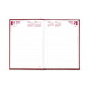 Brownline Daily/Monthly Planner, 8.25 x 5.75, Red Cover, 12-Month (Jan to Dec): 2023