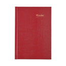 Brownline Daily/Monthly Planner, 8.25 x 5.75, Red Cover, 12-Month (Jan to Dec): 2023