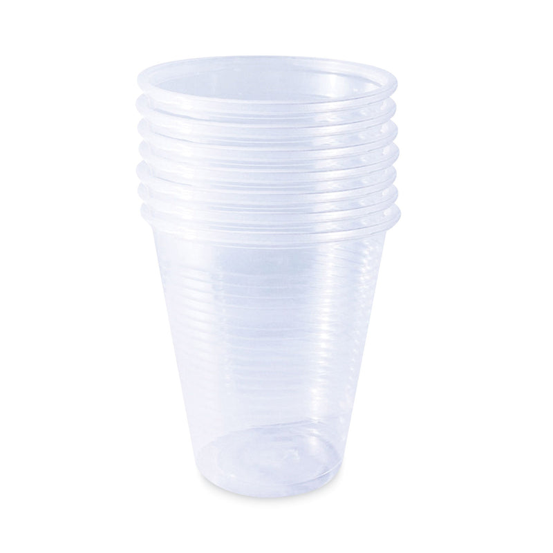 SupplyCaddy PET Cold Cups, 12 oz, Clear, 1,000/Carton