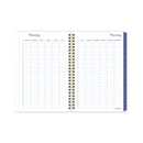 Cambridge Precious Weekly/Monthly Planner, Precious Floral Artwork, 8.5 x 5.5, Blue/Green/Pink Cover, 12-Month (Jan to Dec): 2023