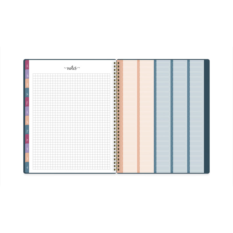 AT-A-GLANCE Harmony Weekly/Monthly Poly Planner, 11 x 8.5, Teal Cover, 13-Month (Jan to Jan): 2023 to 2024