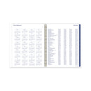 Cambridge Precious Weekly/Monthly Planner, Precious Floral Artwork, 11 x 8.5, Blue/Green/Pink Cover, 12-Month (Jan to Dec): 2023