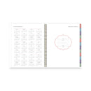 AT-A-GLANCE Badge Hand Drawn Geo Weekly/Monthly Planner, Badge Geo Artwork, 11x8.5, Blue/White Cover, 13-Month(Jan to Jan): 2023 to 2024