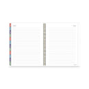 AT-A-GLANCE Badge Hand Drawn Geo Weekly/Monthly Planner, Badge Geo Artwork, 11x8.5, Blue/White Cover, 13-Month(Jan to Jan): 2023 to 2024