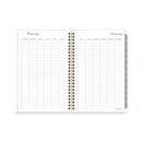 Cambridge Summer Garden Weekly/Monthly Planner, Summer Garden Artwork, 8.5 x 5, Blue/Green/Purple Cover, 12-Month (Jan to Dec): 2023