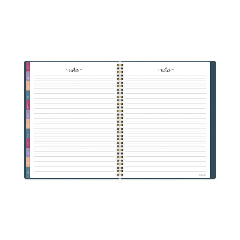 AT-A-GLANCE Harmony Weekly/Monthly Poly Planner, 11 x 8.5, Teal Cover, 13-Month (Jan to Jan): 2023 to 2024