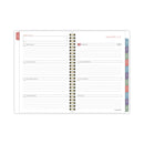 AT-A-GLANCE Badge Floral Weekly/Monthly Planner, Badge Floral Artwork, 8.5x5.5, Blue/Green/Pink Cover, 13-Month(Jan to Jan): 2023 to 2024