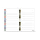 AT-A-GLANCE Badge Floral Weekly/Monthly Planner, Badge Floral Artwork, 8.5x5.5, Blue/Green/Pink Cover, 13-Month(Jan to Jan): 2023 to 2024