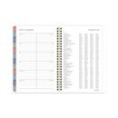 AT-A-GLANCE Badge Floral Weekly/Monthly Planner, Badge Floral Artwork, 8.5x5.5, Blue/Green/Pink Cover, 13-Month(Jan to Jan): 2023 to 2024