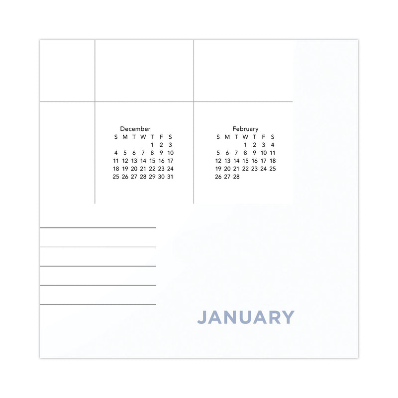 AT-A-GLANCE Modern Core Wall Calendar, Modern Artwork, 15 x 12, White/Black Sheets, 12-Month (Jan to Dec): 2023
