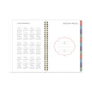 AT-A-GLANCE Badge Floral Weekly/Monthly Planner, Badge Floral Artwork, 8.5x5.5, Blue/Green/Pink Cover, 13-Month(Jan to Jan): 2023 to 2024