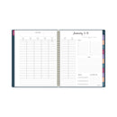AT-A-GLANCE Harmony Weekly/Monthly Poly Planner, 11 x 8.5, Teal Cover, 13-Month (Jan to Jan): 2023 to 2024