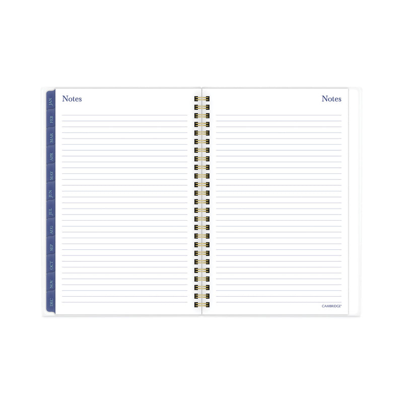 Cambridge Precious Weekly/Monthly Planner, Precious Floral Artwork, 8.5 x 5.5, Blue/Green/Pink Cover, 12-Month (Jan to Dec): 2023