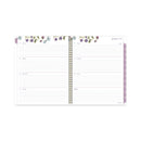 Cambridge Summer Garden Weekly/Monthly Planner, Summer Garden Artwork, 11.8.5 x 5, Blue/Green/Purple Cover, 12-Month (Jan to Dec): 2024