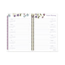 Cambridge Summer Garden Weekly/Monthly Planner, Summer Garden Artwork, 8.5 x 5, Blue/Green/Purple Cover, 12-Month (Jan to Dec): 2023