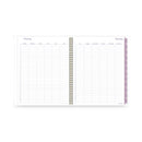 Cambridge Summer Garden Weekly/Monthly Planner, Summer Garden Artwork, 11.8.5 x 5, Blue/Green/Purple Cover, 12-Month (Jan to Dec): 2024