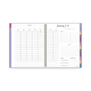 AT-A-GLANCE Harmony Weekly/Monthly Poly Planner, 11 x 8.5, Lilac Cover, 13-Month (Jan to Jan): 2023 to 2024