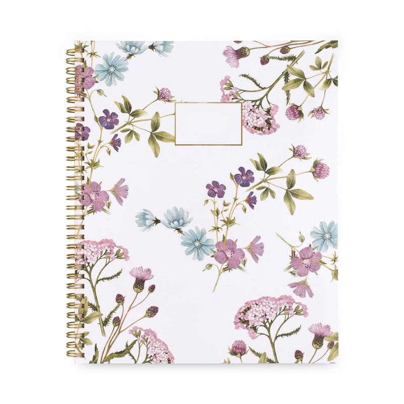 Cambridge Summer Garden Weekly/Monthly Planner, Summer Garden Artwork, 11.8.5 x 5, Blue/Green/Purple Cover, 12-Month (Jan to Dec): 2024