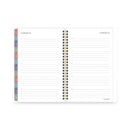 AT-A-GLANCE Badge Hand Drawn Geo Weekly/Monthly Planner, Badge Geo Artwork, 8.5x5.5, Blue/White Cover, 13-Month(Jan to Jan): 2023 to 2024