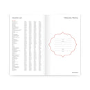 AT-A-GLANCE Badge Floral Two-Year Monthly Planner, Badge Floral Artwork, 6 x 3.5, Blue/Green Cover, 24-Month (Jan to Dec): 2023 to 2024