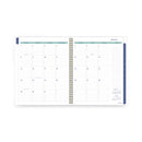 Cambridge Precious Weekly/Monthly Planner, Precious Floral Artwork, 11 x 8.5, Blue/Green/Pink Cover, 12-Month (Jan to Dec): 2023
