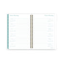 Cambridge Bali Weekly/Monthly Planner, Bali Leaf Artwork, 8.5 x 5.5, Green/White Cover, 12-Month (Jan to Dec): 2023