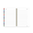 AT-A-GLANCE Badge Floral Weekly/Monthly Planner, Badge Floral Artwork, 8.5x5.5, Blue/Green/Pink Cover, 13-Month(Jan to Jan): 2023 to 2024