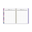 AT-A-GLANCE Harmony Weekly/Monthly Poly Planner, 8.75 x 7, Lilac Cover, 13-Month (Jan to Jan): 2023 to 2024
