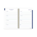 Cambridge Precious Weekly/Monthly Planner, Precious Floral Artwork, 8.5 x 5.5, Blue/Green/Pink Cover, 12-Month (Jan to Dec): 2023