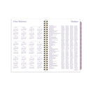 Cambridge Summer Garden Weekly/Monthly Planner, Summer Garden Artwork, 8.5 x 5, Blue/Green/Purple Cover, 12-Month (Jan to Dec): 2023