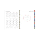 AT-A-GLANCE Badge Floral Weekly/Monthly Planner, Badge Floral Artwork, 11x8.5, Blue/Green/Pink Cover, 13-Month(Jan to Jan): 2023 to 2024