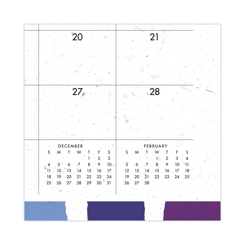 Cambridge GreenPath Wall Calendar, 15 x 12, White/Green Sheets, 12-Month (Jan to Dec): 2023